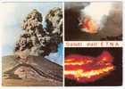 Volcan / Vulcano : "Saluti Dall´ ETNA "  , TB - Disasters