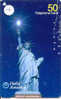 Telecarte Statue Of Liberty (17) Statue De La Liberte Twins Towers New York USA  Phonecard Japan - Landschappen