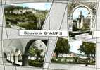 Aups (83) - N° 5 C - Souvenir D'Aups - (4 Vues) - Aups