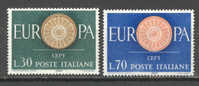 Italie   822/823  * *  TB - 1960