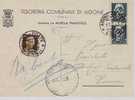 795)cartolina  Con 2x20c.imperiale+30c.imper Iale Senza Fasci Da Aidone A Enna Il 15-3-1945 - Marcophilie