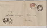 801)lettera Con 50c.segnatasse Da Enna Per Città Il 10-1-1934 - Marcophilie