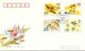 China, FDC,insects, Bee - Honingbijen