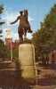 OLD NORTH CHURCH AND PAUL REVERE STATUE.SALEM STREET . BOSTON. - Boston