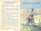 Ref No Mla No 04-MARINE DE GUERRE -livret 4 Pages Format Carte Postale -propagande Soyez Marins - Bon Etat - Boats