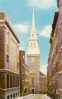 OLD NORTH CHURCH OF PAUL REVERE FAME . SALEM STREET. BOSTON. - Boston