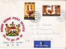 Ch-HK028/  Hong Kong. Luna Year 1969 /Rooster, Hahn, Gallo) FDC Repulse Bay (Brief, Cover, Lettre) - Briefe U. Dokumente