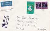 Ch-HK030/  Hong-Kong. Year Of The Rabbit 1987, + Queen, Registered To Poland - Covers & Documents