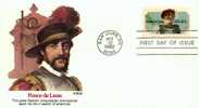 A00025 - Enveloppe Fdi Fdc - Etats-unis - 12-10-1982 - Juan Ponce De Leon - Explorateur Espagnol - Other & Unclassified