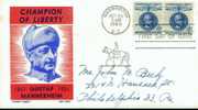 A00025 - Enveloppe Fdi Fdc - Etats-unis - 26-10-1960 - Gustaf Mannerheim - Andere & Zonder Classificatie