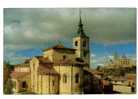 Espagne - SEGOVIA - Eglise De Saint Lillan, Au Fond La Cathédrale - Segovia