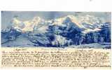 SUISSE - PANORAMA VON DER WENGERNALP  -  Carte 3 Volets SUPERBE DOCUMENT - Enge