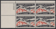 !a! USA Sc# 1107 MNH PLATEBLOCK (UL/26010/a) - Geophysical Year - Nuovi