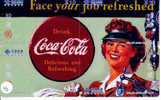 4 Telecartes COCA COLA En Puzzle (43) Puzzle Of 4 Phonecards - Rompecabezas