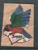 Tonga 1974 Odd Shaped, Die Cut 17s AirMail Bird, Red Shining Parrot  # 1861 - Parrots