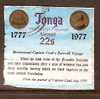 Tonga 1977 Odd Shaped, Die Cut 22s AirMail Ship, Cook Voyage, Medal, Sailar # 1716 - Tonga (1970-...)