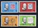 Gibraltar 1979  Roland Hill, Famous People, Stamp On Stamp 4V Set  MNH # 1712 - Rowland Hill