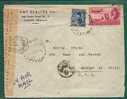 EGYPT - VF DOUBLE CENSORED + EGYPT CENSORED TAPE On AIR MAIL COVER TO LOS ANGELES - Other & Unclassified