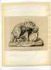 - SALON DE 1853 , SCULPTURE . GRAVURE SUR BOIS DU XIXe S. DECOUPEE ET COLLEE SUR PAPIER MACHINE ANCIEN - Other & Unclassified