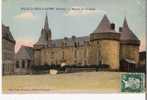 SILLE Le GUILLAUME Sarthe 72 La Mairie Et Le Chateau Avec Timbre En Date 12-01-1924 - Sille Le Guillaume