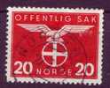 MICHEL No.48  NICE CANCEL -NORDFOLDA-27-7-1945. VERY FINE! - Service