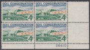 !a! USA Sc# 1133 MNH PLATEBLOCK (LR/26410) - Soil Conservation - Ongebruikt