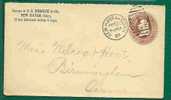 USA - NEW HAVEN, CONN 1886 NUMERAL DUPLEX CDS On 2c PSE - Lettres & Documents