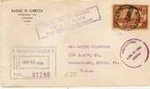 Cu015/  KUBA - Capitol Havanna 10 Cent A. Einschr. 1936. Zollbefreit In USA - Cartas & Documentos