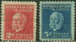 CUBA..1934..Michel # 101-102...used. - Usados