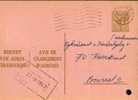 A00007 - Entier Postal - Changement D´adresse N°11 NF De 1959 - Bericht Van Adresverandering - Aviso Cambio De Direccion