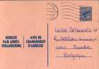 A00007 - Entier Postal - Changement D'adresse N°20 NF De 1975 - Bericht Van Adresverandering - Aviso Cambio De Direccion