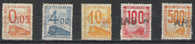LOT DE 5 TIMBRES . N° : 23A , 25 , 31 , 44 , 46 . - Used