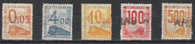 LOT DE 5 TIMBRES . N° : 23A , 25 , 31 , 44 , 46 . - Gebraucht