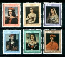 1983 CUBA Raphael Paintings 6v - Unused Stamps