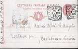 CARTOLINA POSTALE - Anno 1899 - Postwaardestukken