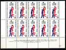 BULGARIE - 1981 - Voleyball - Europa Coup - Sheet Of 10 St. - MNH - Nuevos