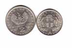 2 Piéces De  2 Drachmai 1971  Et 1 Drachmai 1967  Gréce - Grecia