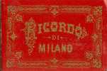 RICORDO MILANO  - ANIMATA E CAVALLI - ANNI 1900 - Recordatorios