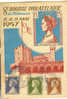 Monaco - Bourse Philatélique 1957 Sur Carte - Poststempel