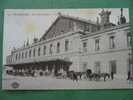 CARTE POSTALE DE FRANCE MARSEILLE  ANIMEE FACADE DE LA GARE SAINT CHARLES /DILIGENCES CHEVAUX COCHERS Tachée Voir Scann - Quartier De La Gare, Belle De Mai, Plombières