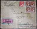 Hungary,Letter,Expres,Memorandum,Cover,Tapay Dezso,Additional Stamps,vintage - Covers & Documents