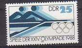 DDR     N°  2799  * *  Jo 1988  Aviron - Rudersport