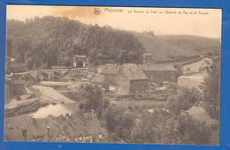 Belgien; Pepinster; La Vesdre, Le Pont Du Chemin De Fer Et La Tunnel - Pepinster