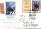 Russia/USSR Beautiful Fdc Registered Art/Painting 22 VII 1975 1 - Brieven En Documenten