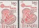 FRANCE  VARIETE SUR TIMBRE N° 2086  ST BENOIT  Papier Réagissant Aux UV*** - Unused Stamps