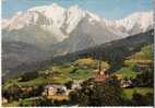 COMBLOUX ( Haute Savoie ) 74 Vue Sur Le Massif Du Mont Blanc Alt 986m Carte Dentelée Cpsm - Combloux