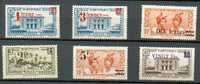 MART 44 - YT 220 à 225 (*)  NSG (no Gum) - Unused Stamps