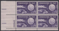 !a! USA Sc# 1173 MNH PLATEBLOCK (LL/26846/a) - Echo I Communications For Peace - Nuevos