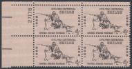 !a! USA Sc# 1179 MNH PLATEBLOCK (UL/27178) - Civil War: Shiloh - Nuovi