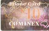 TARJETA COMINEX DE 10$ (MAPAMUNDI) - Sonstige & Ohne Zuordnung